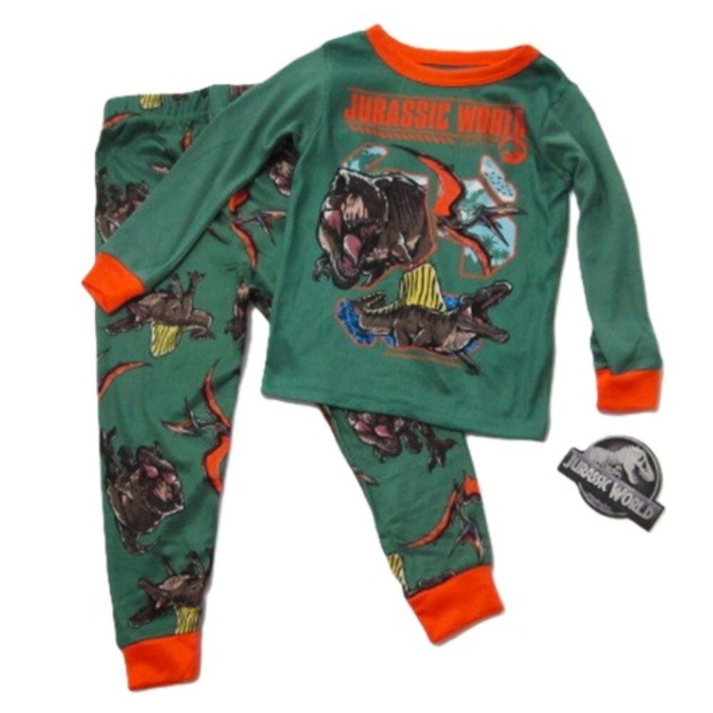 Pajamas Jurassic size 4 & Gift Bag NEW